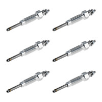 6 Glow Plugs Metal Glow Plugs 8 V NGK Aftermarket...