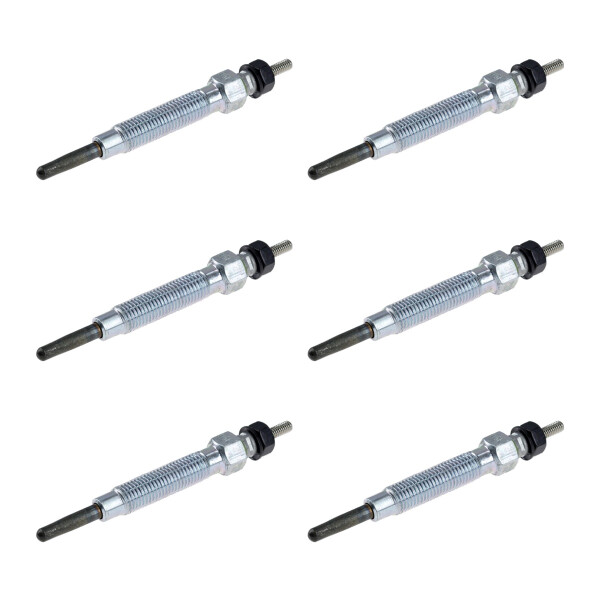 6 Glow Plugs Metal Glow Plugs 11 V NGK suitable for HYUNDAI H-1 and others