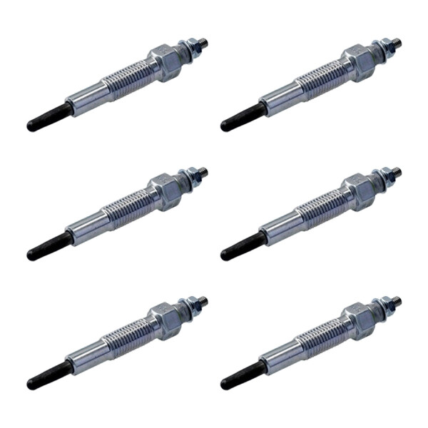6 Glow Plugs Metal Glow Plugs 11 V NGK Aftermarket Expertise for e.g. MAZDA E