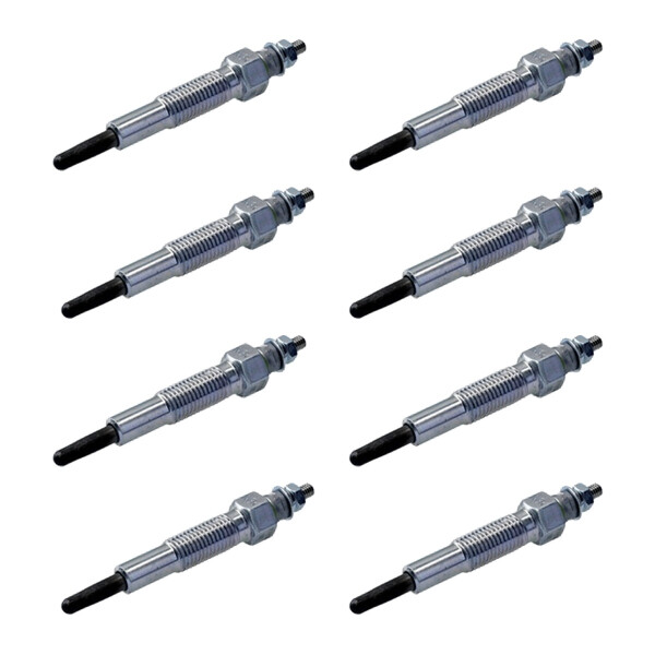 8 Glow Plugs Metal Glow Plugs 11 V NGK Aftermarket Expertise for e.g. MAZDA E