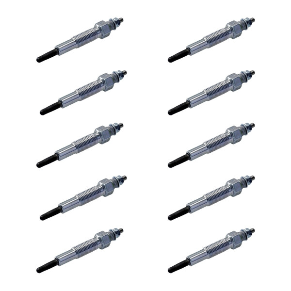 10 Glow Plugs Metal Glow Plugs 11 V NGK Aftermarket Expertise for e.g. MAZDA E