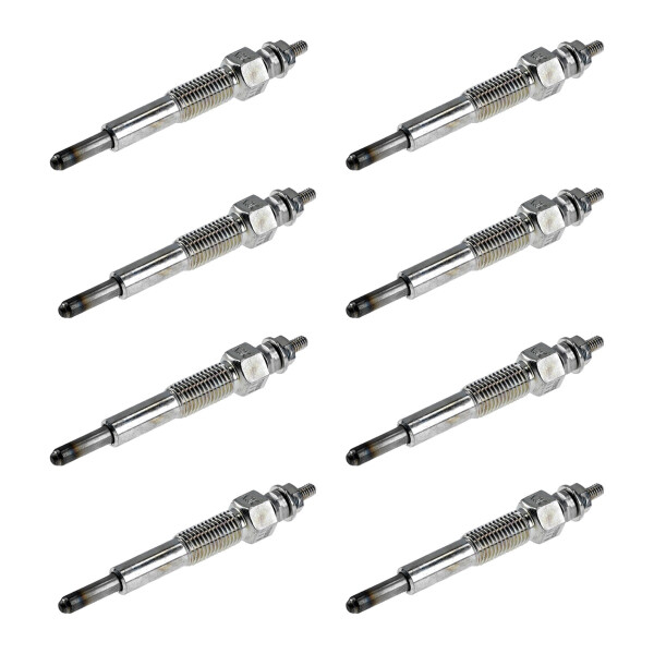 8 Glow Plugs Metal Glow Plugs 11 V NGK Aftermarket Expertise for e.g. OPEL CAMPO