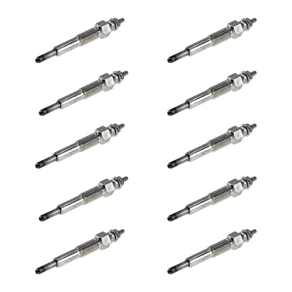 10 Glow Plugs Metal Glow Plugs 11 V NGK IAM expertise for e.g. OPEL CAMPO