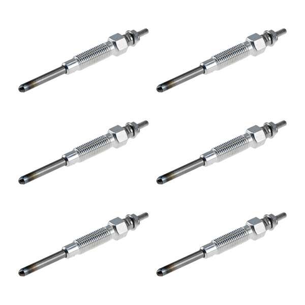 6 Glow Plugs Metal Glow Plugs 11 V NGK suitable for TOYOTA HIACE and others