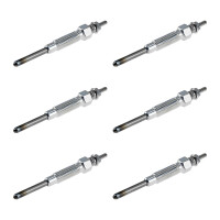 6 Glow Plugs Metal Glow Plugs 11 V NGK suitable for...