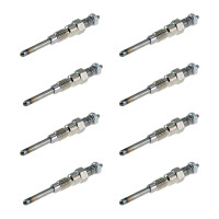 8 Glow Plugs Metal Glow Plugs 11 V NGK Aftermarket...