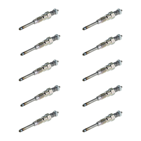 10 Glow Plugs Metal Glow Plugs 11 V NGK Aftermarket Expertise for KUBOTA