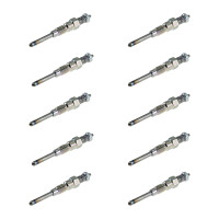 10 Glow Plugs Metal Glow Plugs 11 V NGK Aftermarket...