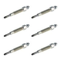 6 Glow Plugs Metal Glow Plugs 11 V NGK suitable for...
