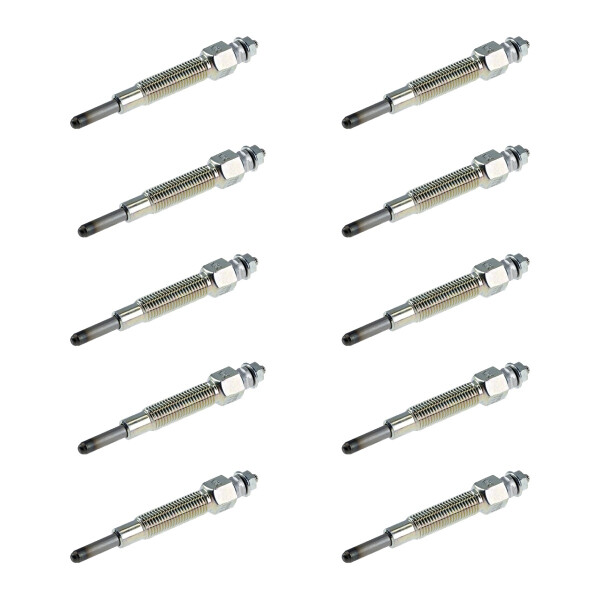 10 Glühkerzen Metall-Glühkerze 11 V NGK IAM-Expertise für u.a. NISSAN TRADE