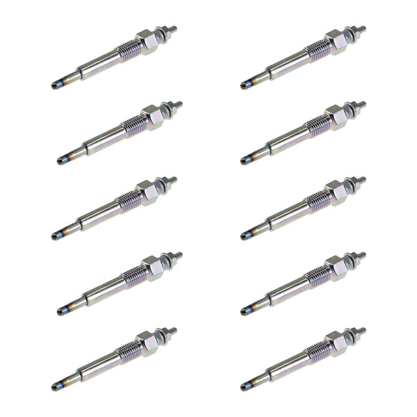 10 Glow Plugs Metal Glow Plugs 11 V NGK D-Power for e.g. ISUZU GEMINI