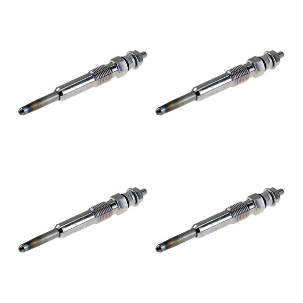 4 Glow Plugs Metal Glow Plugs 11 V NGK D-Power for e.g. RENAULT LAGUNA