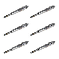 6 Glow Plugs Metal Glow Plugs 11 V NGK D-Power for e.g....