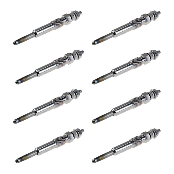 8 Glow Plugs Metal Glow Plugs 11 V NGK D-Power for e.g. RENAULT LAGUNA