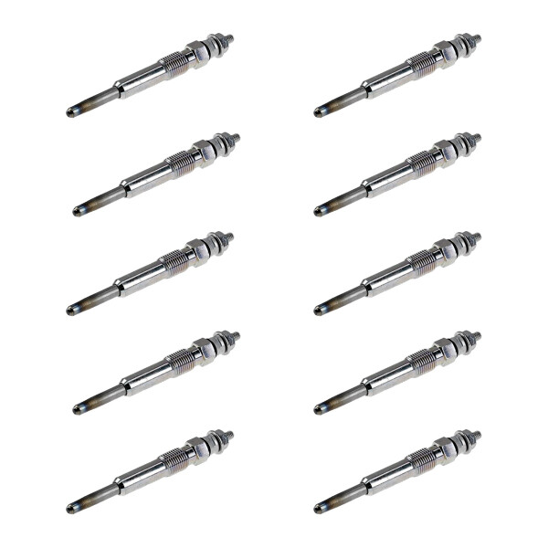 10 Glow Plugs Metal Glow Plugs 11 V NGK D-Power for e.g. RENAULT LAGUNA