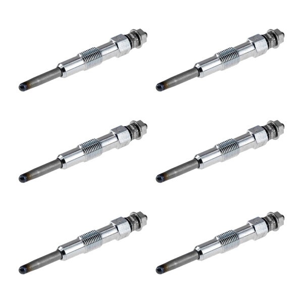 6 Glow Plugs Metal Glow Plugs 11 V NGK Aftermarket Expertise for FIAT CROMA