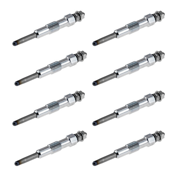 8 Glow Plugs Metal Glow Plugs 11 V NGK Aftermarket Expertise for FIAT CROMA