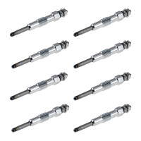 8 Glow Plugs Metal Glow Plugs 11 V NGK Aftermarket...