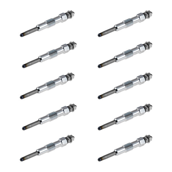 10 Glühkerzen Metall-Glühkerze 11 V NGK Aftermarket-Expertise für FIAT CROMA