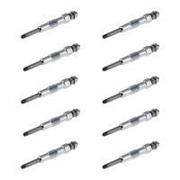 10 Glow Plugs Metal Glow Plugs 11 V NGK Aftermarket...