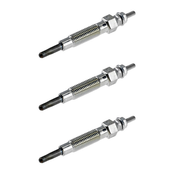 3 Glow Plugs Metal Glow Plugs 11 V NGK D-Power for e.g. MITSUBISHI L200