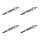 4 Glow Plugs Metal Glow Plugs 11 V NGK D-Power for e.g. MITSUBISHI L200