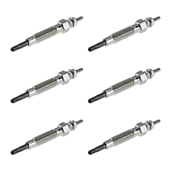6 Glow Plugs Metal Glow Plugs 11 V NGK D-Power for e.g. MITSUBISHI L200