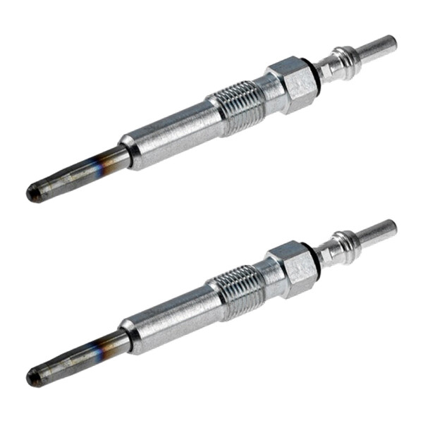 2 Glow Plugs Metal Glow Plugs 11 V NGK D-Power for e.g. RENAULT KANGOO