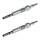 2 Glow Plugs Metal Glow Plugs 11 V NGK D-Power for e.g. RENAULT KANGOO