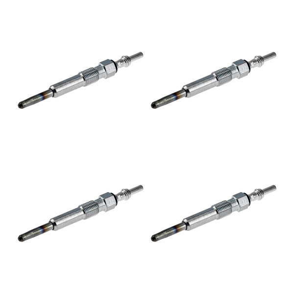 4 Glow Plugs Metal Glow Plugs 11 V NGK D-Power for e.g. RENAULT KANGOO