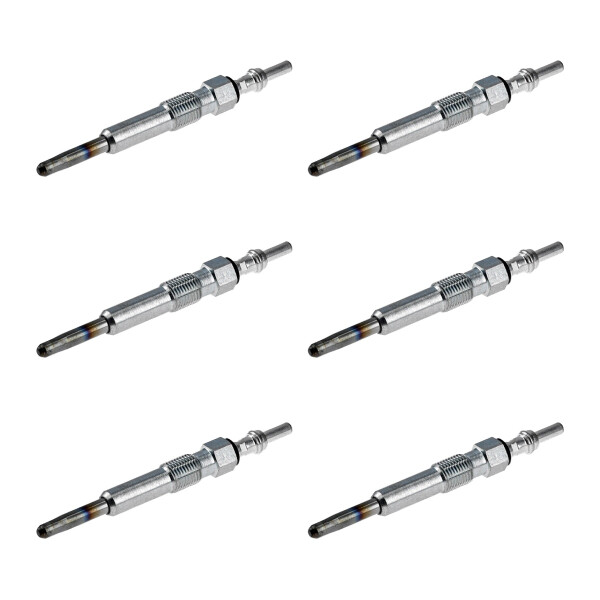 6 Glow Plugs Metal Glow Plugs 11 V NGK D-Power for e.g. RENAULT KANGOO