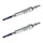 2 Glow Plugs Metal Glow Plugs 5 V NGK IAM-Expertise D-Power for e.g. VW GOLF