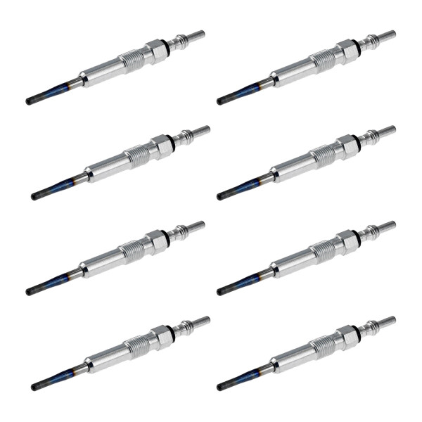 8 Glühkerzen Metall-Glühkerze 5 V NGK IAM-Expertise D-Power für u.a. VW GOLF