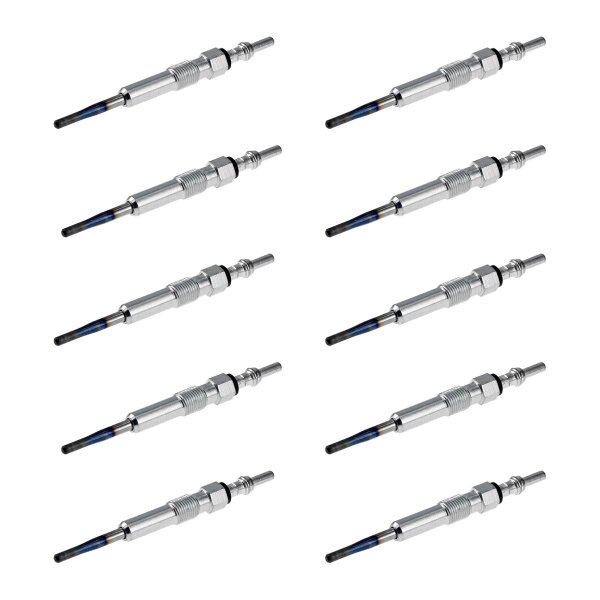 10 Glow Plugs Metal Glow Plugs 5 V NGK IAM-Expertise D-Power for e.g. VW GOLF