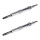 2 Glow Plugs Metal Glow Plugs 11 V NGK for e.g. LAND ROVER DISCOVERY