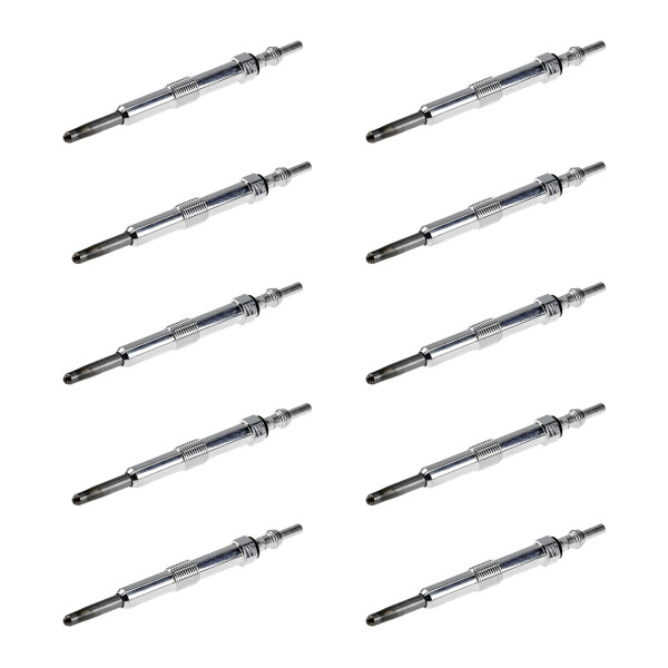 10 Glow Plugs Metal Glow Plugs 11 V NGK for e.g. LAND ROVER DISCOVERY