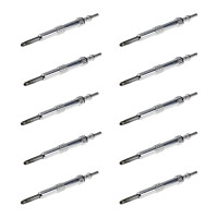 10 Glow Plugs Metal Glow Plugs 11 V NGK for e.g. LAND...