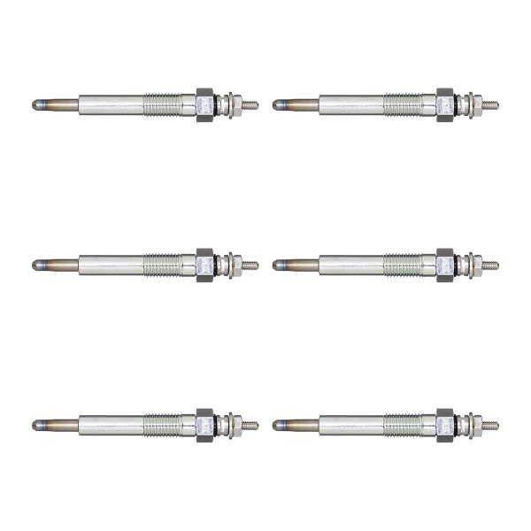 6 Glow Plugs Metal Glow Plugs 11 V NGK D-Power suitable for e.g. OPEL CORSA