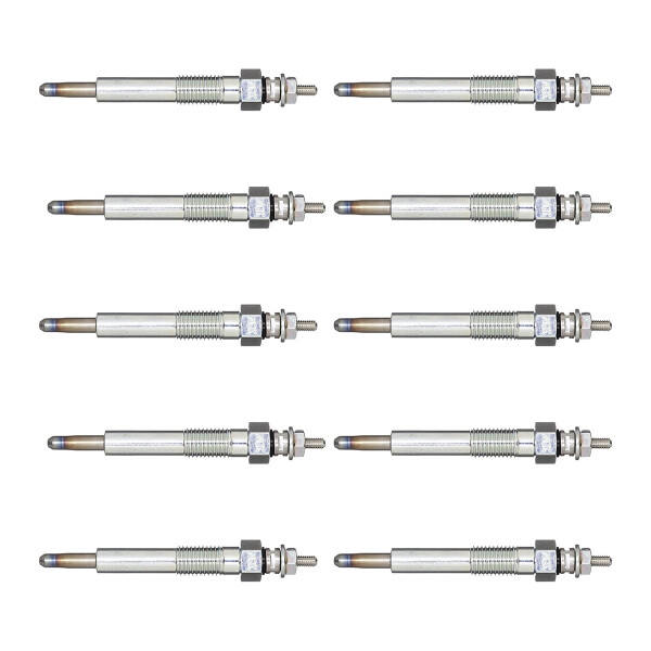 10 Glow Plugs Metal Glow Plugs 11 V NGK D-Power suitable for e.g. OPEL CORSA