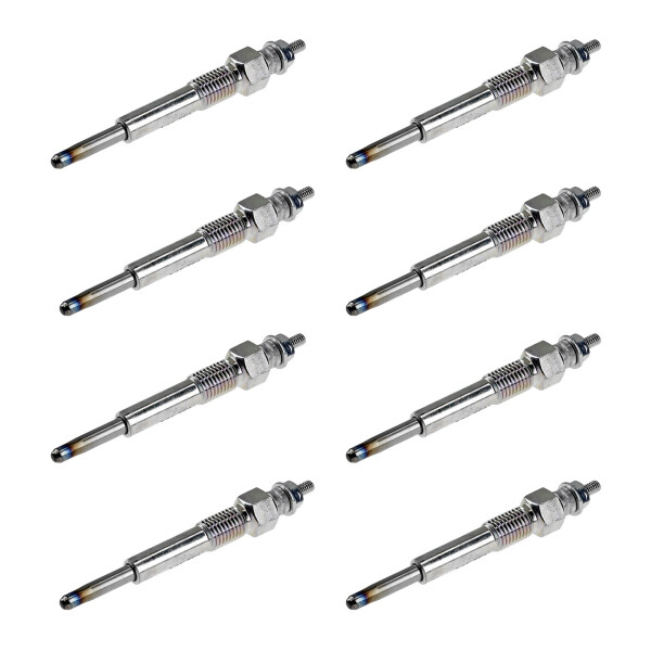 8 Glow Plugs Metal Glow Plugs 11 V NGK IAM expertise for SSANGYONG KORANDO