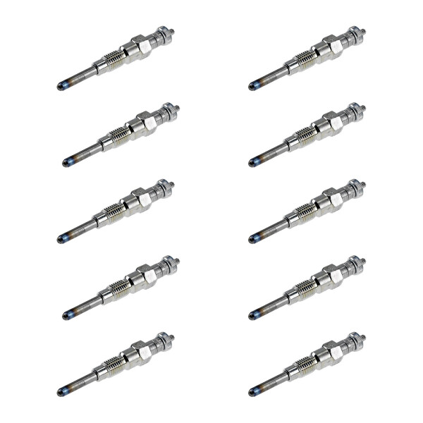 10 Glow Plugs Metal Glow Plugs 11 V NGK Aftermarket Expertise for KUBOTA