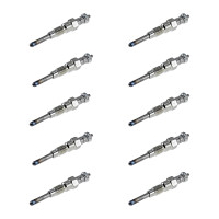 10 Glow Plugs Metal Glow Plugs 11 V NGK Aftermarket...