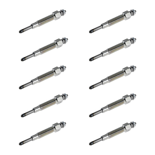 10 Glow Plugs Metal Glow Plugs 11 V NGK suitable for HYUNDAI H-1 and others
