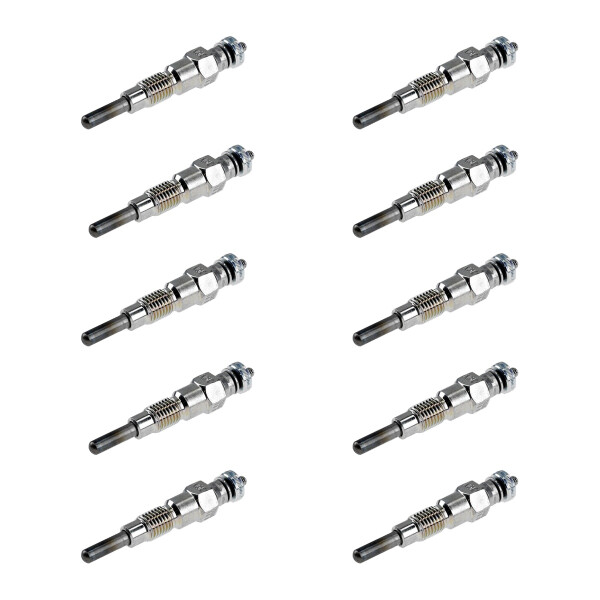 10 Glow Plugs Metal Glow Plugs 11 V NGK suitable for NISSAN PICK and others