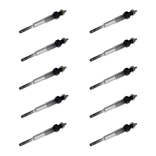 10 Glow Plugs Metal Glow Plugs 11 V NGK IAM-Expertise for e.g. TOYOTA COROLLA