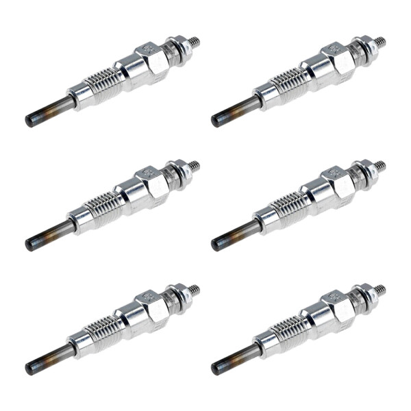 6 Glow Plugs Metal Glow Plugs 10 V NGK Aftermarket Expertise for YANMAR