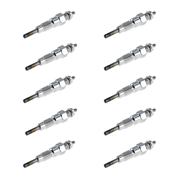 10 Glow Plugs Metal Glow Plugs 10 V NGK Aftermarket Expertise for YANMAR