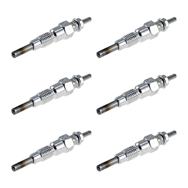 6 Glow Plugs Metal Glow Plugs 11 V NGK IAM expertise for KUBOTA and others
