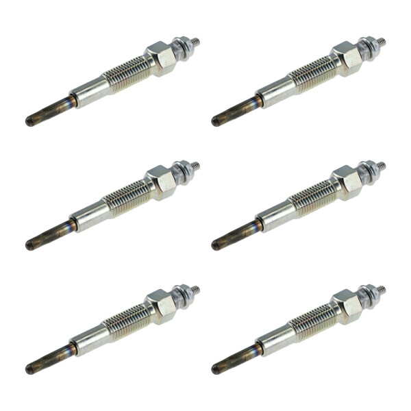 6 Glow Plugs Metal Glow Plugs 11 V NGK D-Power for e.g. MAZDA B-SERIES