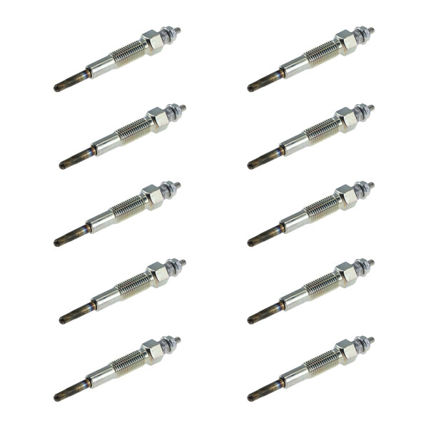 10 Glow Plugs Metal Glow Plugs 11 V NGK D-Power for e.g. MAZDA B-SERIES